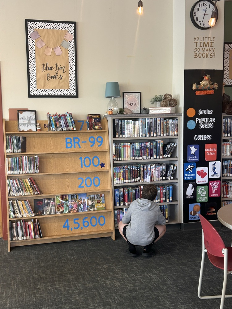 📚 GMS students put their detective skills to the test during a library scavenger hunt! 🔍 From tracking down genres and authors to matching call numbers (and more!), they had a fun and engaging way to explore every corner of the library.