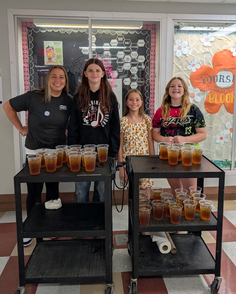 GMS Sources of Strength started their fall campaign with “Fall in a mug” Apple cider sales. Every Friday,  until Halloween, during tribe students can purchase a glass of Apple cider for $1! SOS funds go directly to fun swag for students!