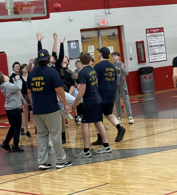 first responders hang with GMS students!