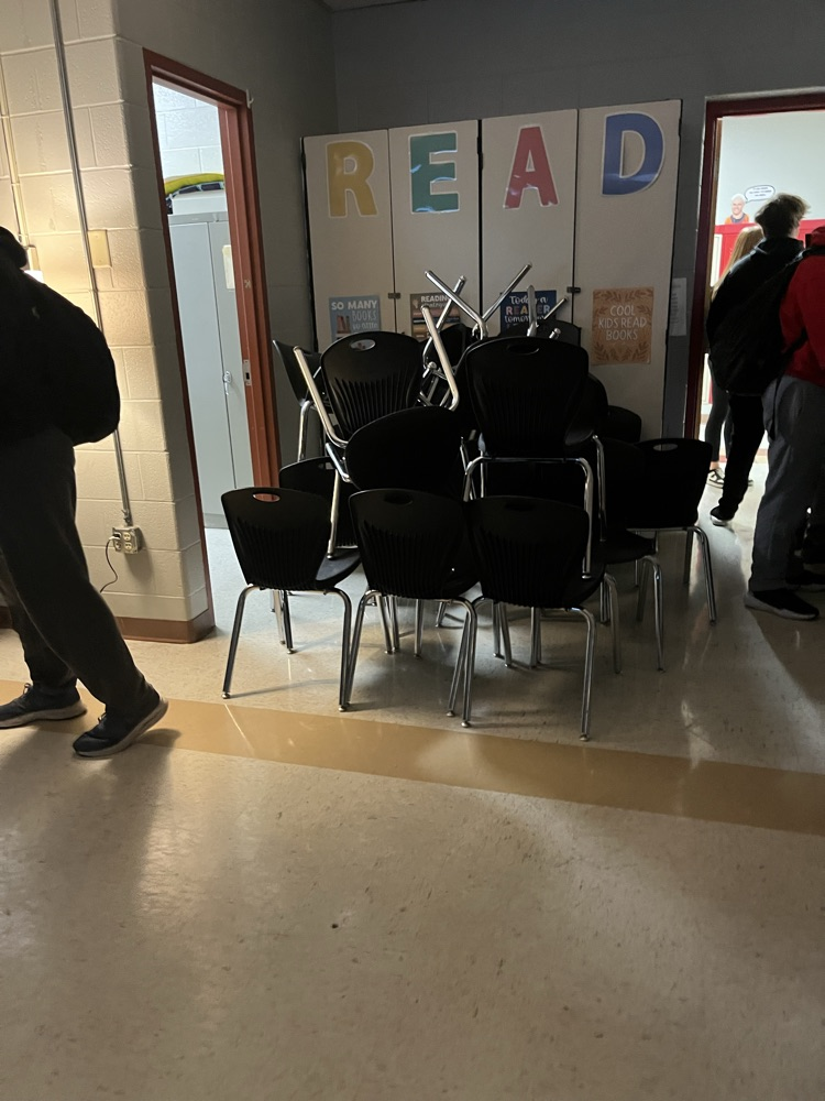 The chairs went on strike!