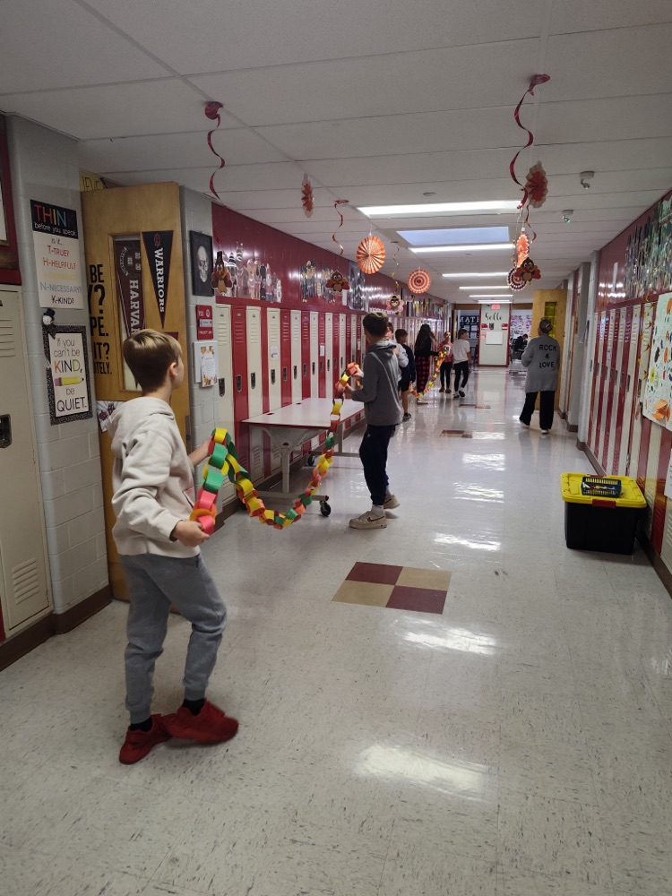 GMS students have been busy! If you noticed the festive decor around school- it was due to the student council's thankful activities that each tribe participated in! 