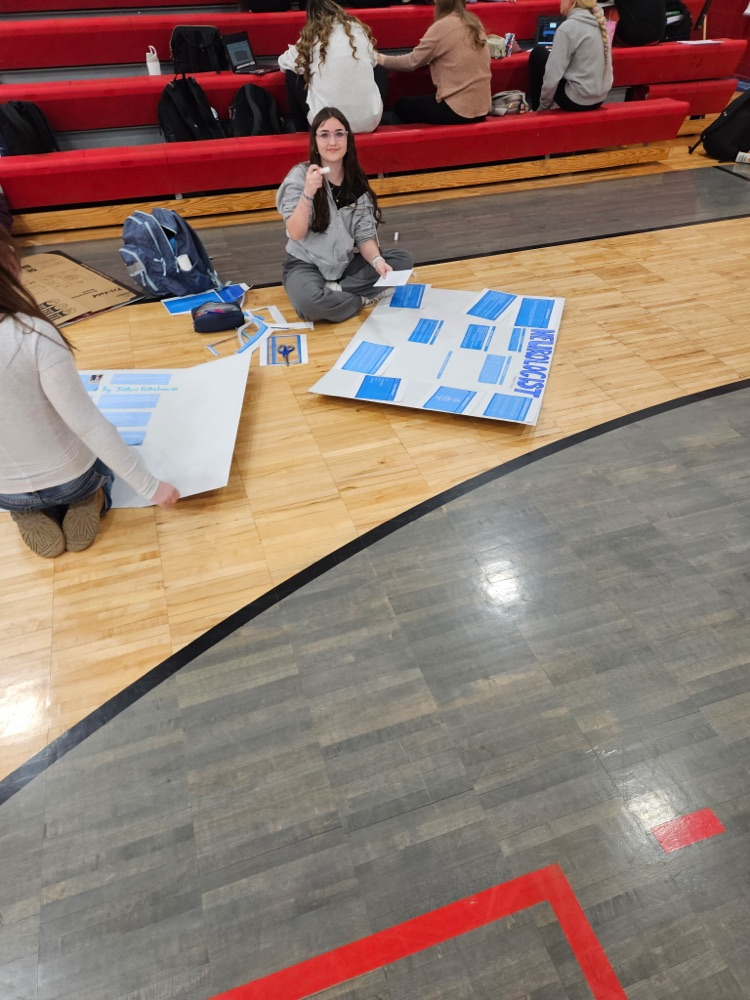 GMS 8th grade students have been working hard all quarter long preparing for their career capstone projects! Tomorrow is the big showcase where they will show it all off to classmates and parents!