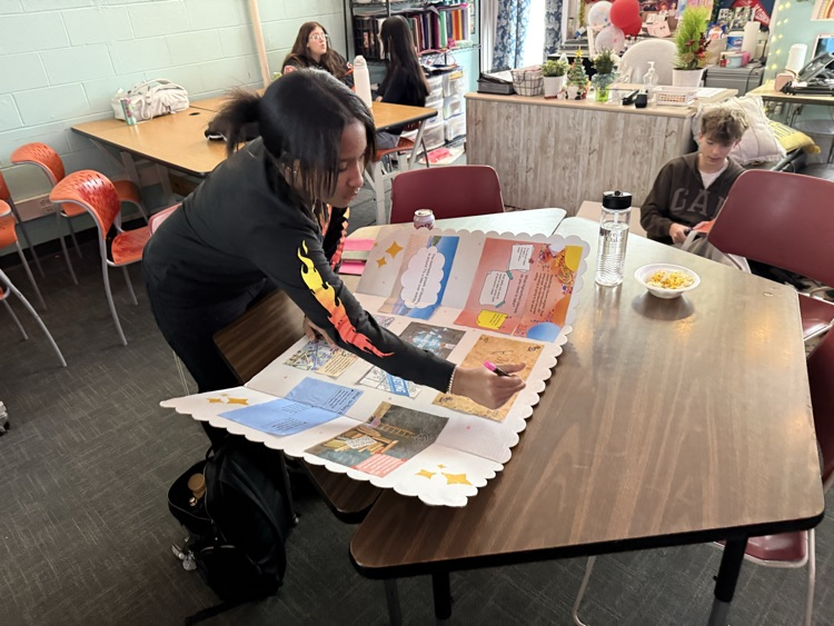 GMS 8th grade students have been working hard all quarter long preparing for their career capstone projects! Tomorrow is the big showcase where they will show it all off to classmates and parents!