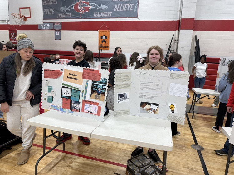  GMS 8th grade students wrapped up their Career Capstone projects at yesterday’s showcase! 