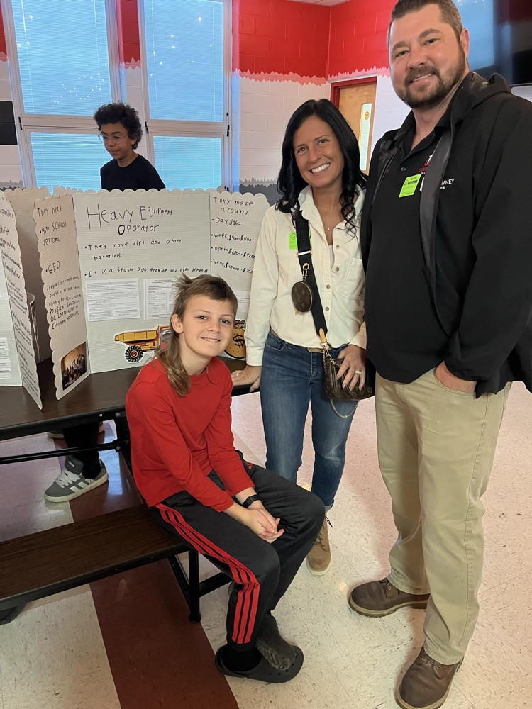  GMS 8th grade students wrapped up their Career Capstone projects at yesterday’s showcase! 