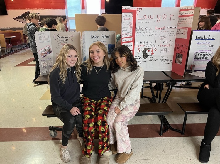  GMS 8th grade students wrapped up their Career Capstone projects at yesterday’s showcase! 