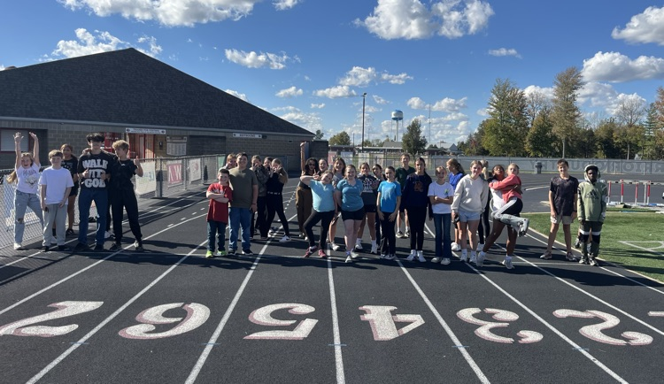 "So proud of our middle school Run Club! 🏃‍♀️