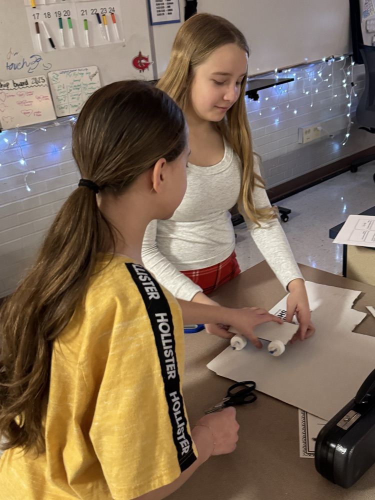 Students in Mr. Bohl’s science class have been studying kinetic and potential energy. As a culminating activity they built a balloon powered car to put potential and kinetic energy into action. 