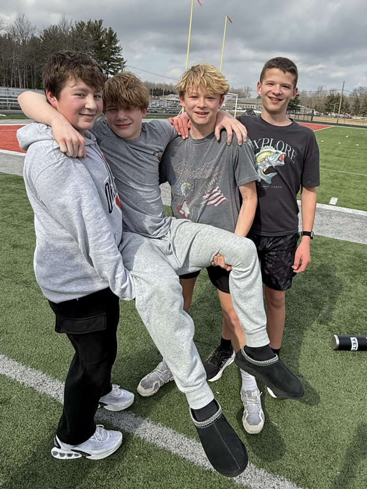 GMS Encore students were so happy to enjoy the fresh air and a little glimpse of spring! Being active outside can change your whole day!