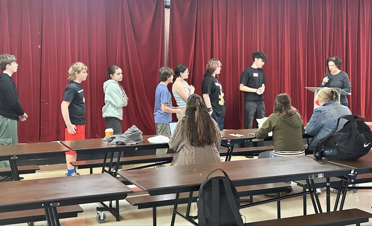 Congratulations to the GMS students who competed in the spelling bee today! 1st Place: Ellie King  Runner Up: Max Shilts  Way to Warrior Up!! 