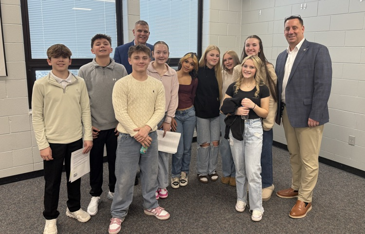 Huge shoutout to the students who represented Goshen today at the Business Advisory Council meeting!