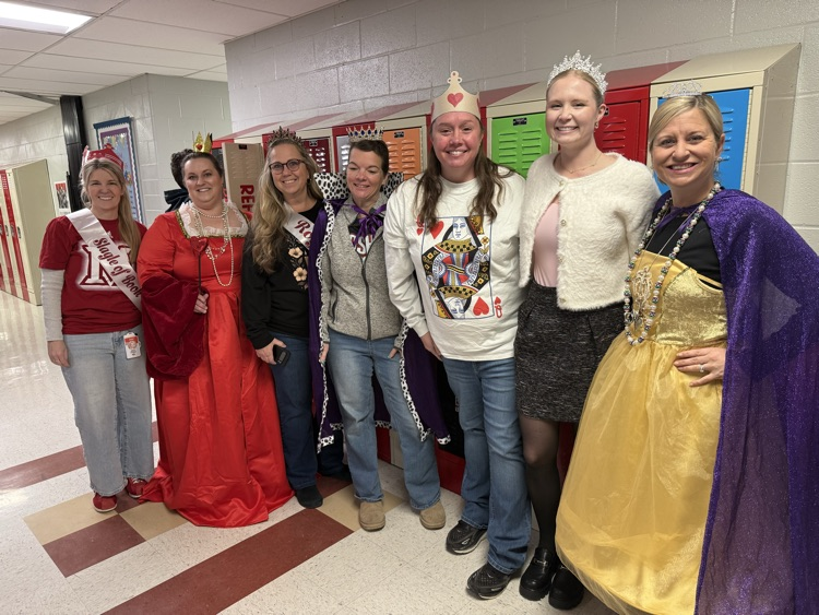 Who says the 4th quarter has to be a grind? The GMS staff decided to give the school a little royal treatment today