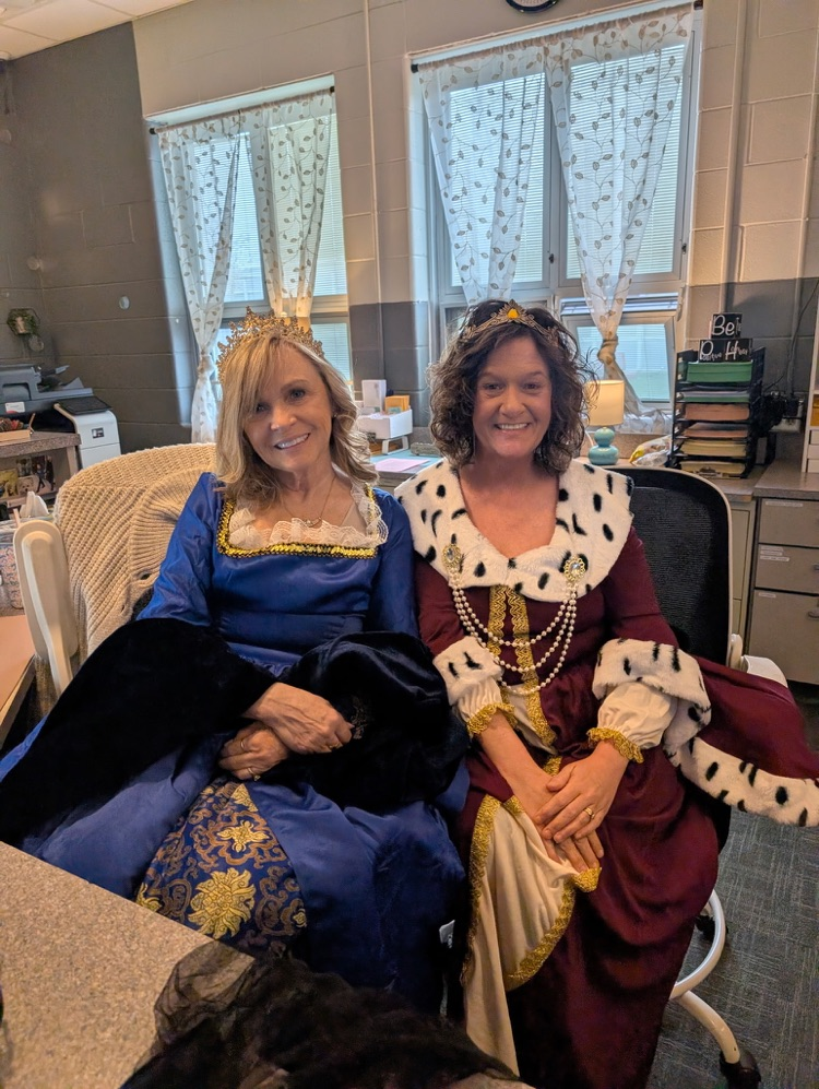 Who says the 4th quarter has to be a grind? The GMS staff decided to give the school a little royal treatment today