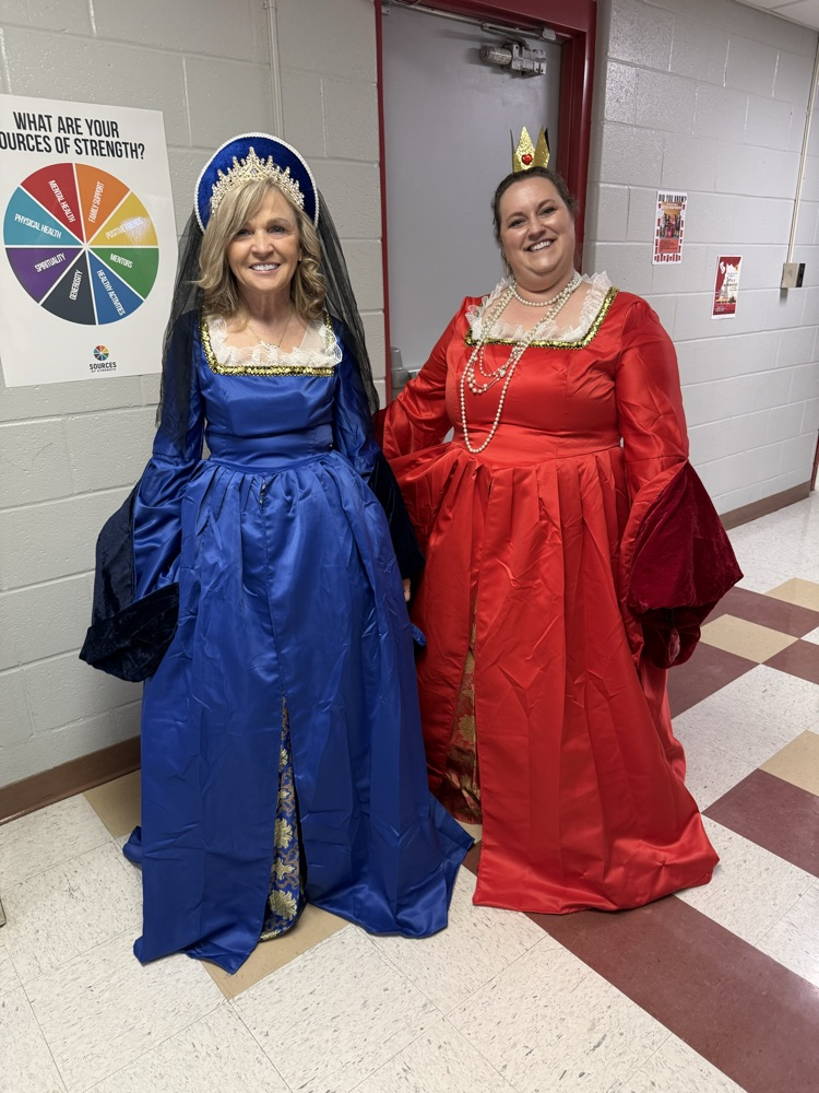 Who says the 4th quarter has to be a grind? The GMS staff decided to give the school a little royal treatment today