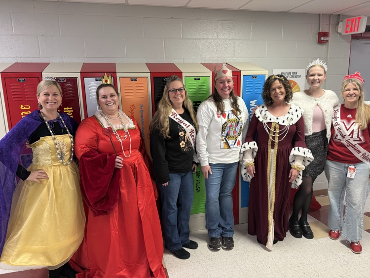 Who says the 4th quarter has to be a grind? The GMS staff decided to give the school a little royal treatment today