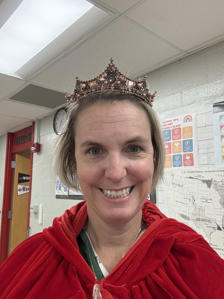 Who says the 4th quarter has to be a grind? The GMS staff decided to give the school a little royal treatment today