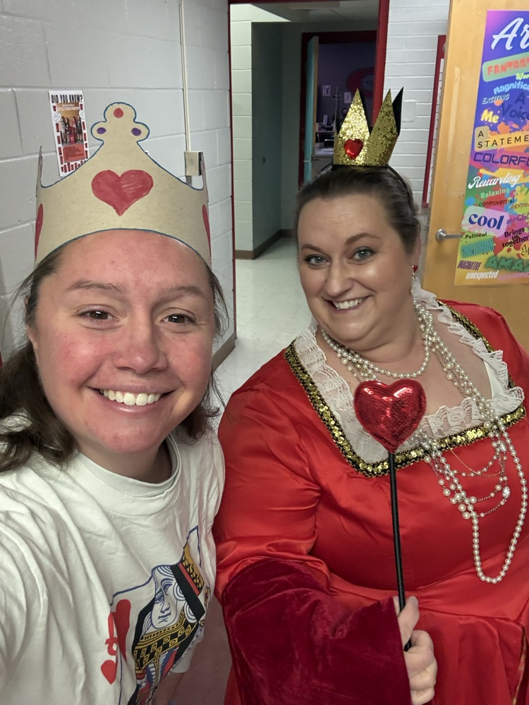 Who says the 4th quarter has to be a grind? The GMS staff decided to give the school a little royal treatment today