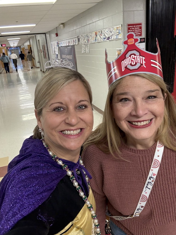 Who says the 4th quarter has to be a grind? The GMS staff decided to give the school a little royal treatment today