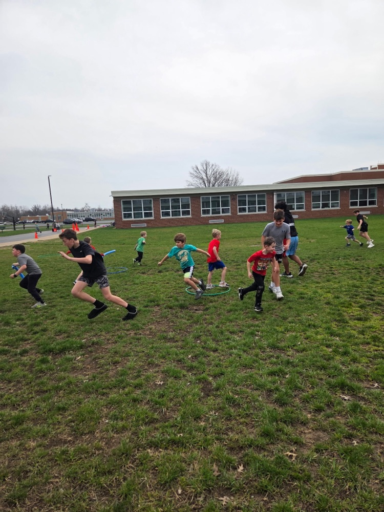 GMS teachers, Mrs. Wood and Mr. Gregory teamed up with Marr-Cook to start the "Mini Warrior Mentor Program