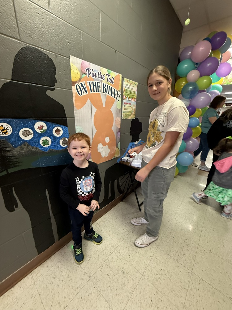 The Goshen Middle School Leo Club had a very eggciting time hosting Mrs. Burns’s full day preschool class for the Bunny Tails and Treats event today