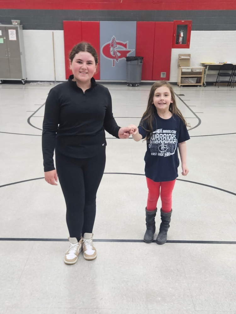 Another successful "Mini Warriors Mentoring" day with the GMS and Marr/Cook P.E. students! 