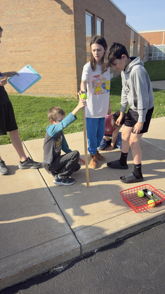 GMS students in Mrs. Velagic's classroom participated in the Kinetic and Potential Energy Ball Drop Lab!
