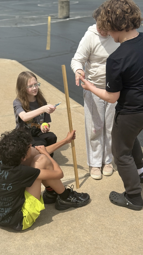GMS students in Mrs. Velagic's classroom participated in the Kinetic and Potential Energy Ball Drop Lab!