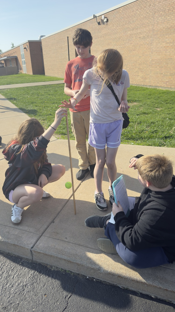 GMS students in Mrs. Velagic's classroom participated in the Kinetic and Potential Energy Ball Drop Lab!