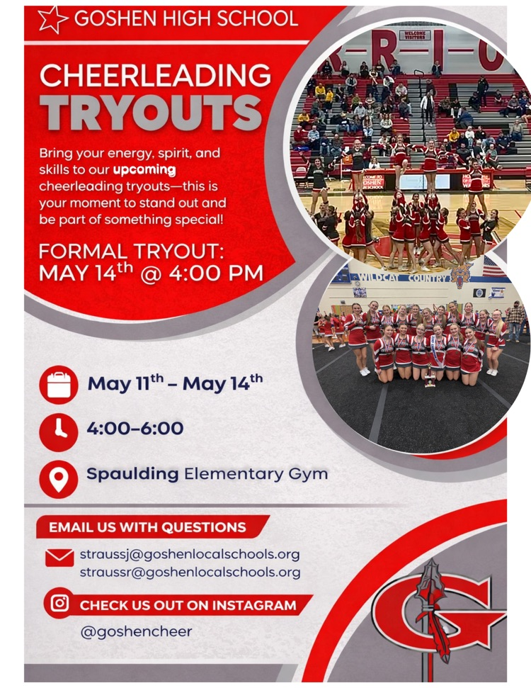 GHS Cheerleading Auditions! 