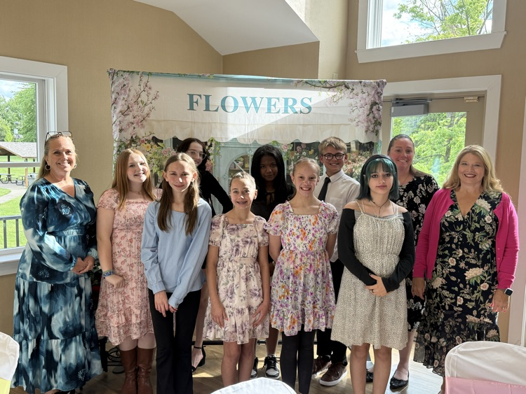 The GMS Leo Club enjoyed serving at the Goshen Community Cares Spring Garden Party fundraiser event on Saturday evening.