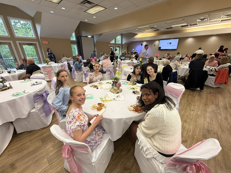 The GMS Leo Club enjoyed serving at the Goshen Community Cares Spring Garden Party fundraiser event on Saturday evening.