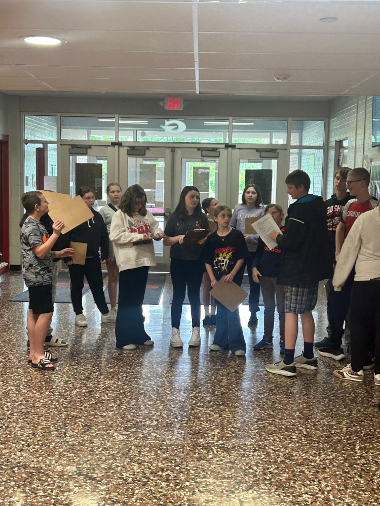Our National Junior Honor Society (NJHS) students took the lead today, serving as the ultimate tour guides for our visiting fifth graders!
