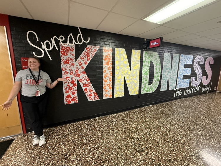 Last week at Goshen Middle School, something truly special came to life on our walls and in our hearts.