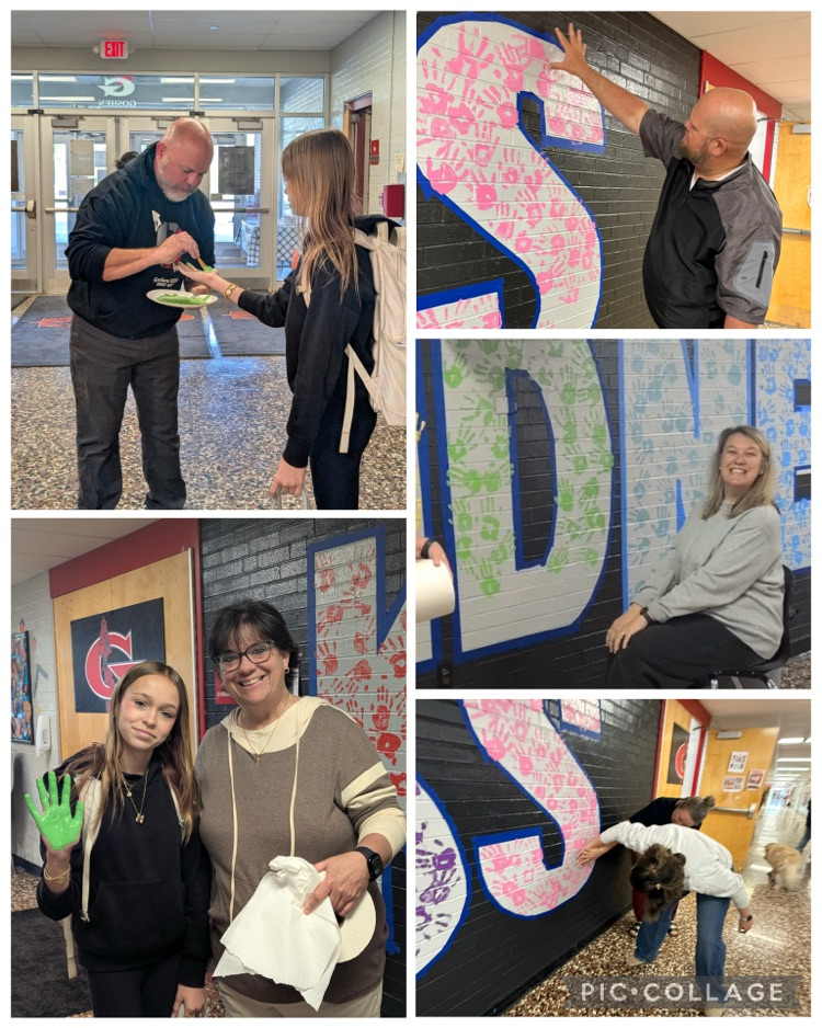 Last week at Goshen Middle School, something truly special came to life on our walls and in our hearts.