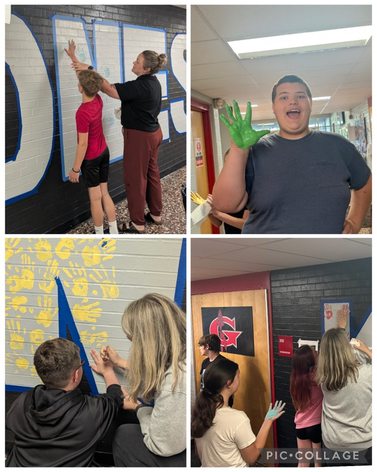 Last week at Goshen Middle School, something truly special came to life on our walls and in our hearts.