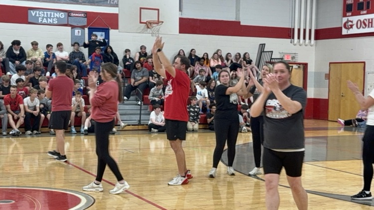 Yesterday was a blast at GMS during the Staff vs. Students Volleyball Tournament!