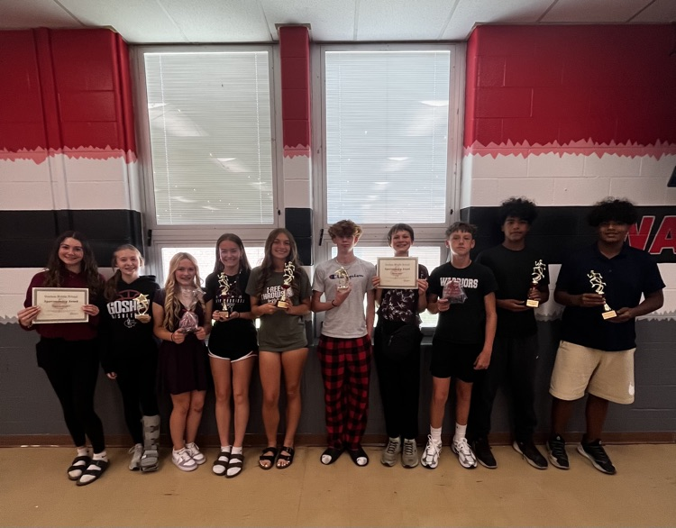 The GMS track team got to celebrate their amazing season during a track awards party.