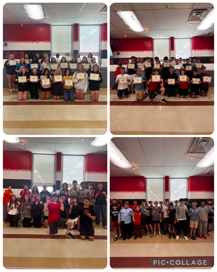 The GMS track team got to celebrate their amazing season during a track awards party.