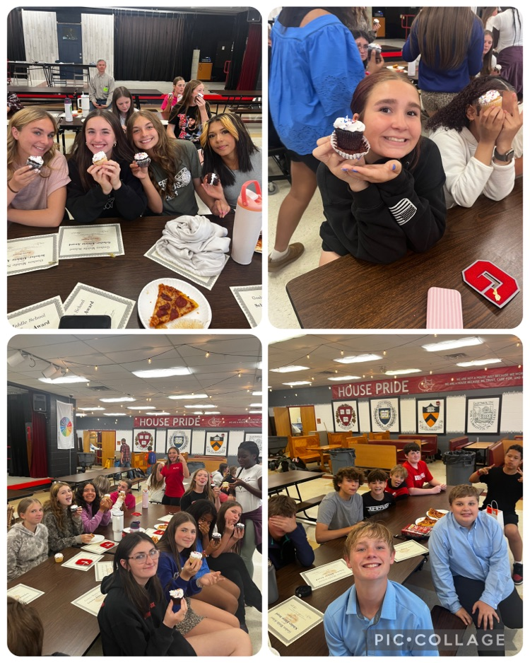 The GMS track team got to celebrate their amazing season during a track awards party.
