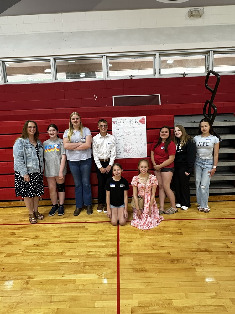  Last week, some of our GMS students attended the High Aims Student Leadership Conference at Indian Hill Middle School. They did a great job showing how Goshen Warriors are growth mindset focused, motivated and socially responsible.