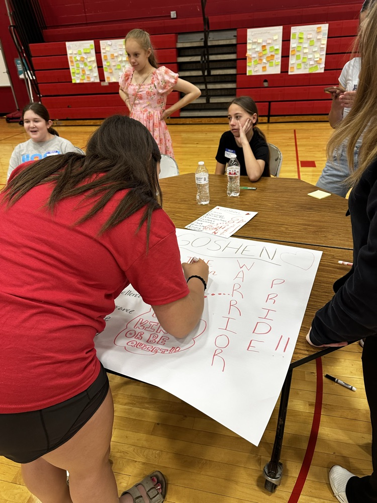  Last week, some of our GMS students attended the High Aims Student Leadership Conference at Indian Hill Middle School. They did a great job showing how Goshen Warriors are growth mindset focused, motivated and socially responsible.