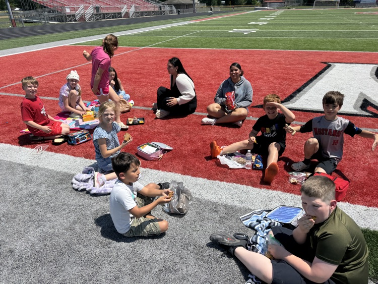 Sixth grade teacher, Mrs. McKeever, created the "Warrior Pen Pal Club" this year. She partnered with Mrs. Tunison’s third grade class and they all became pen pals! They’ve been writing to each other all year and today some of them got to meet!! 