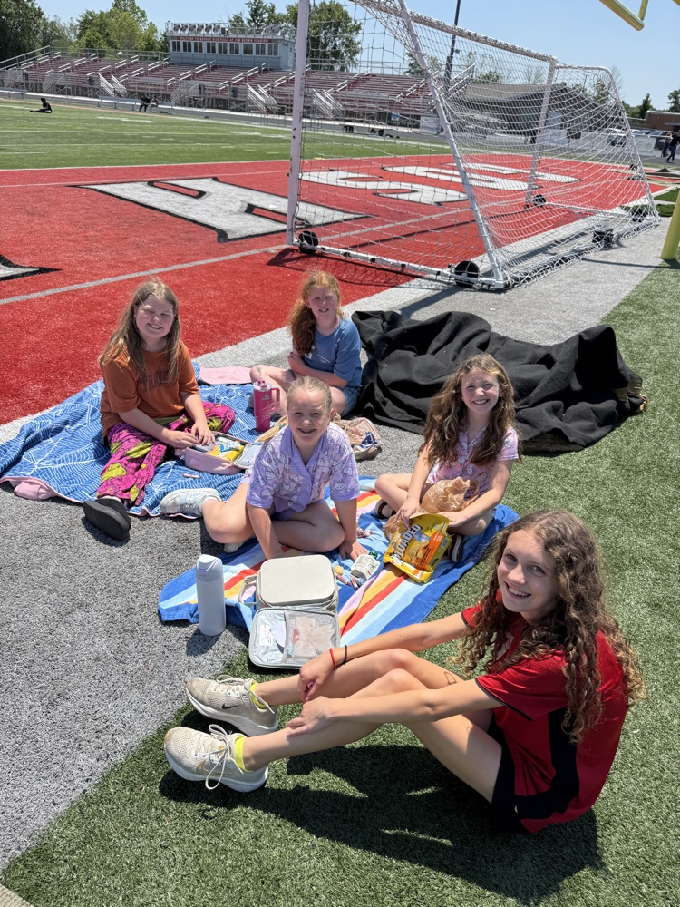 Sixth grade teacher, Mrs. McKeever, created the "Warrior Pen Pal Club" this year. She partnered with Mrs. Tunison’s third grade class and they all became pen pals! They’ve been writing to each other all year and today some of them got to meet!! 