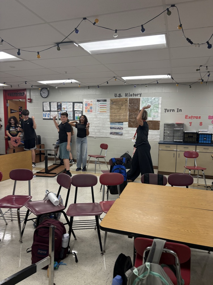 GMS students in Mrs. Clark's class got to learn about Feudalism by hands on experience! What a cool lesson!