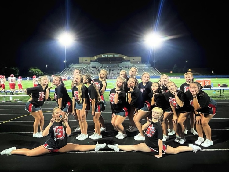 Let's hear it for our 7th & 8th grade middle school cheerleaders! 