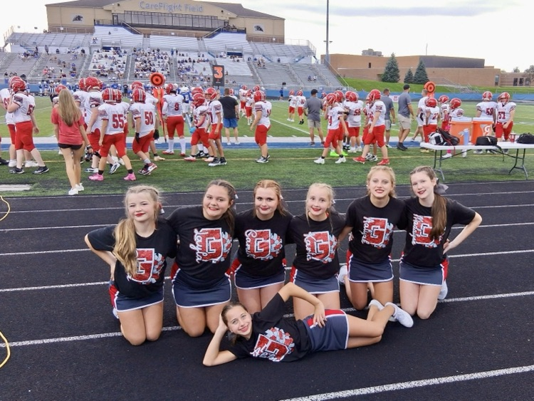 Let's hear it for our 7th & 8th grade middle school cheerleaders! 