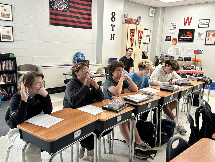 GMS students in Mr. Whitaker and Mrs. Weinheimer's class debated the Capital side of having the Hunger Games versus the District side of not holding the games.