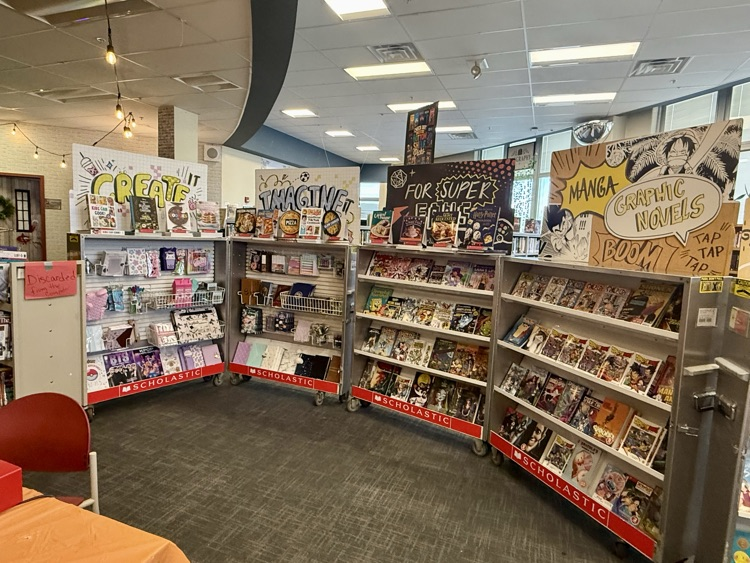 The GMS bookfair runs starts tomorrow through Oct. 9!