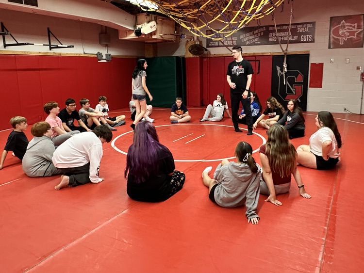 On Friday, students in Mr. Whitaker’s and Mrs. Weinheimer’s classes played "Hunger Games Mafia."