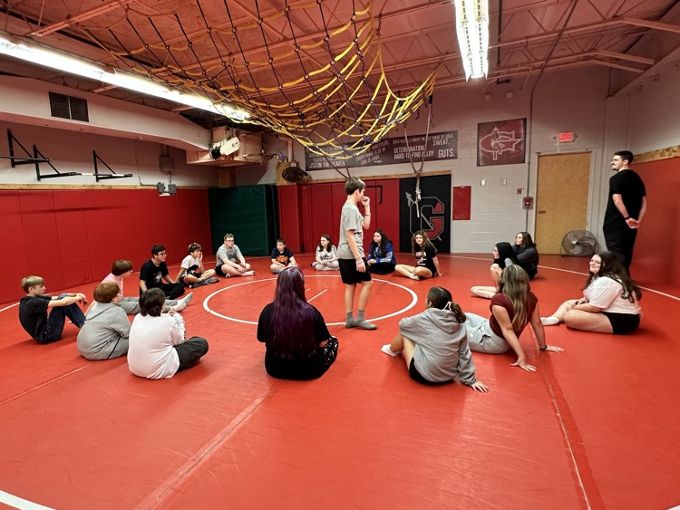 On Friday, students in Mr. Whitaker’s and Mrs. Weinheimer’s classes played "Hunger Games Mafia."